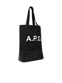 A.P.C. Small 'Shopping Axel' Black Cotton Bag