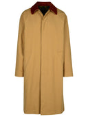 A.P.C. Trench di cotone beige "Gaspard"