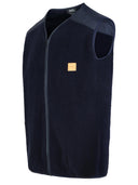 A.P.C. 'Nate' Navy Polyester Vest