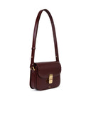 A.P.C. Kleine 'Grace' 'Gae Vino' Smooth Lear -Tasche