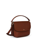 A.P.C. Lille 'sarah' brun lear taske