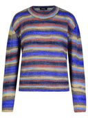A.P.C. 'Abby' multicolor mohair blend trui