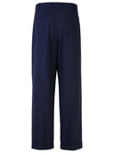 A.P.C. 'Marissa' Navy Viscose Blend Trousers