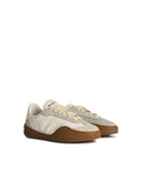 Acne Studios 'Bars' White Lear Sneakers