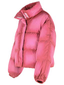 Acne Studios Pink Nylon Down Jacket