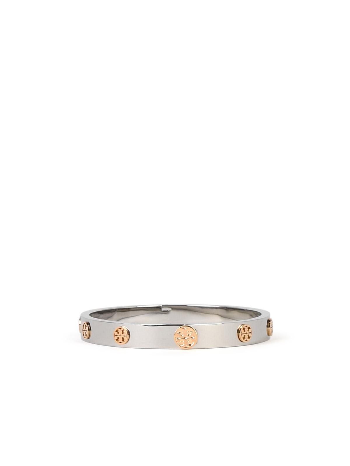 Tory Burch Miller' Silver Plated Brass Bracelet