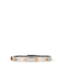Bracciale in ottone placcato in argento di Tory Burch Miller