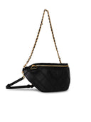 Tory Burch 'Fleming' Black Lear Fanny Pack
