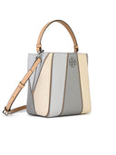 Tory Burch 'Mcgraw' Small Bucket Bag In Light Blue Lear