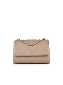 Tory Burch 'Fleming' Pequeña bolsa Crossbody Lear desnuda