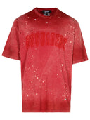 Dsquared2 Red Cotton T Shirt