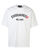DSquared2 'Milano' Camiseta de algodón blanco