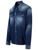 Dsquared2 Blue Cotton Shirt