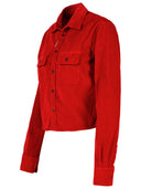 Camicia di cotone rosso Dsquared2 'Dean'
