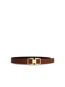 Salvatore Ferragamo Reversible Brown Lear Belt