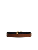 Salvatore Ferragamo Reversible Brown Lear Belt