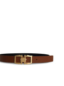 Salvatore Ferragamo Reversible Brown Lear Belt