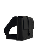 Salvatore Ferragamo 'Twins' Black Lear Crossbody Bag