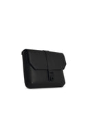 Salvatore Ferragamo 'Twins' Black Lear Waist Bag