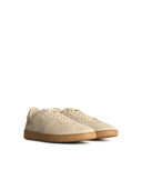 Salvatore Ferragamo Cream Lear Achille 1' Sneakers