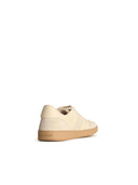 Salvatore Ferragamo Cream Lear Achille 1' Sneakers
