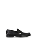 Salvatore Ferragamo 'Caspian' Black Lear Loafers