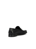 Salvatore Ferragamo 'Caspian' Black Lear Loafers