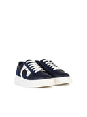 Salvatore Ferragamo 'Cassina' Blue Lear Sneakers