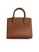 Salvatore Ferragamo 'Box' Mini Bag In Brown Lear