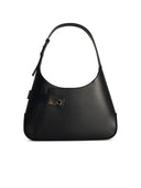 Salvatore Ferragamo 'Arch' Black Matte Lear Bag