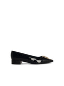 Salvatore Ferragamo Black Shiny Lear Décollètè