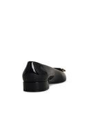 Salvatore Ferragamo Black Shiny Lear Décollètè
