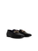 Salvatore Ferragamo 'Louis'Black Lear Loafers