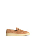 Salvatore Ferragamo 'Crio' Beige Suede Loafers