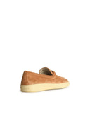 Salvatore Ferragamo 'Crio' Beige Suede Loafers