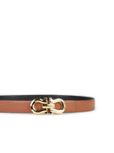 Salvatore Ferragamo Brown Lear Belt