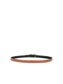 Salvatore Ferragamo Low Brown Lear Belt