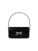 Self Portrait 'Fiocco' Black Smooth Lear Bag
