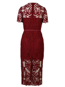 Self Portrait Red Polyester Dress