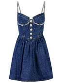 Self Portrait Blue Cotton Dress