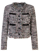 Self Portrait Black Polyester Jacket