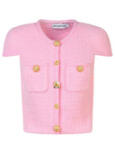 Self Portrait Pink Viscose Blend Top