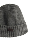 Barbour Grey Wool Blend Beanie