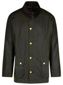 Giacca da ashby di cotone marrone barbour