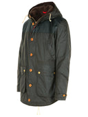 Barbour Green Wax Cotton Parka Parka
