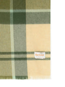 Barbour 'Rosefield'녹색 양모 스카프