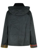 Barbour 'Reighton' Veste en coton à cire noir