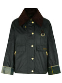 Barbour 'Catton' Green Waxed Cotton Jacket