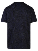 Etro 'Roma' Blue Cotton T Shirt