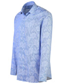 Maglietta di cotone azzurra etro 'roma